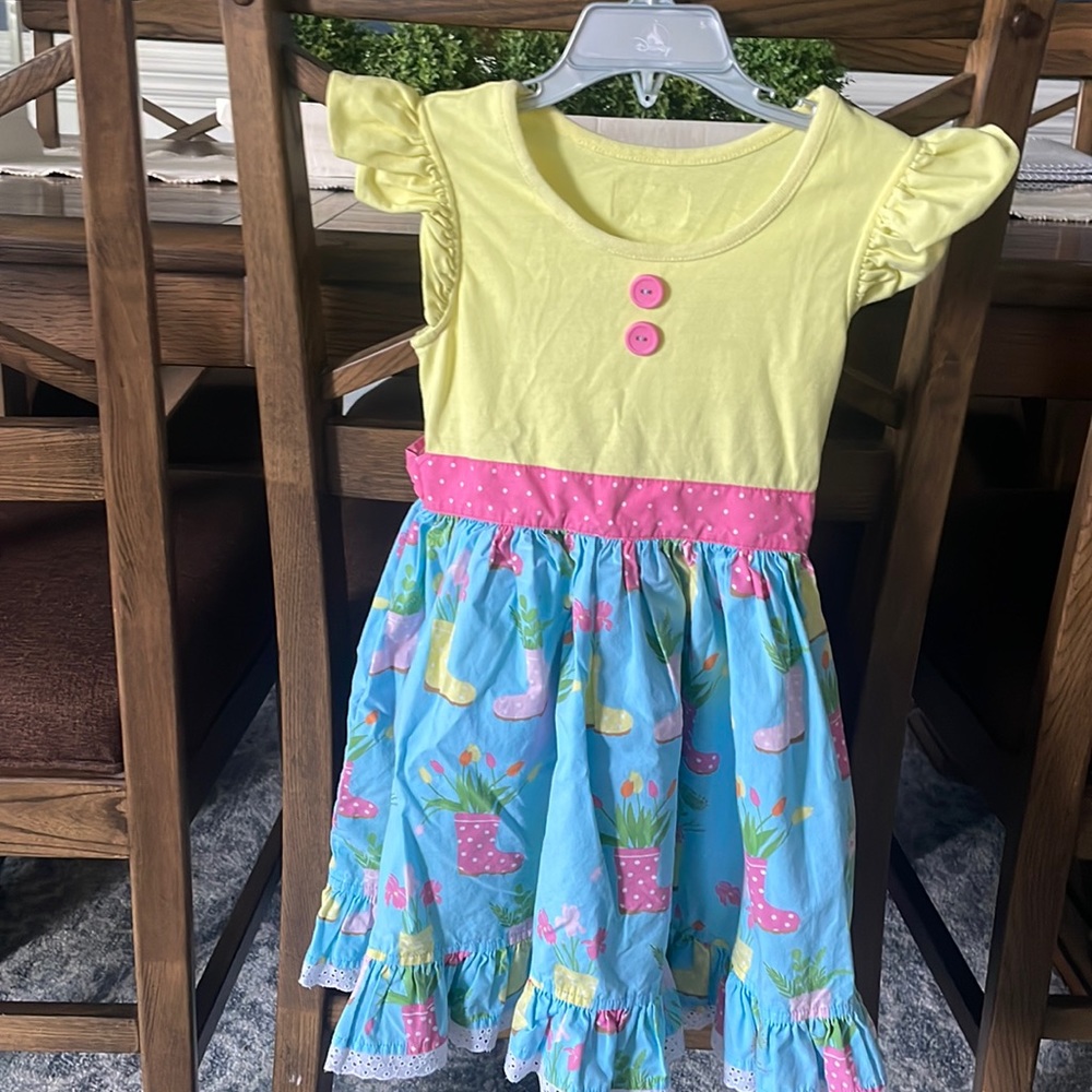 Eleanor rose tie back spring dress